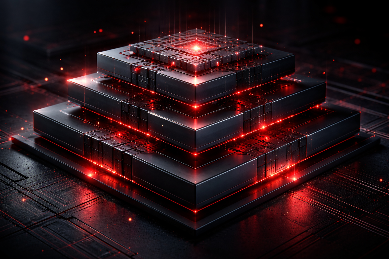 Tiered service level visuals with secure infrastructure